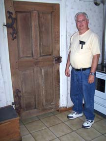 Original Door in Bauer House